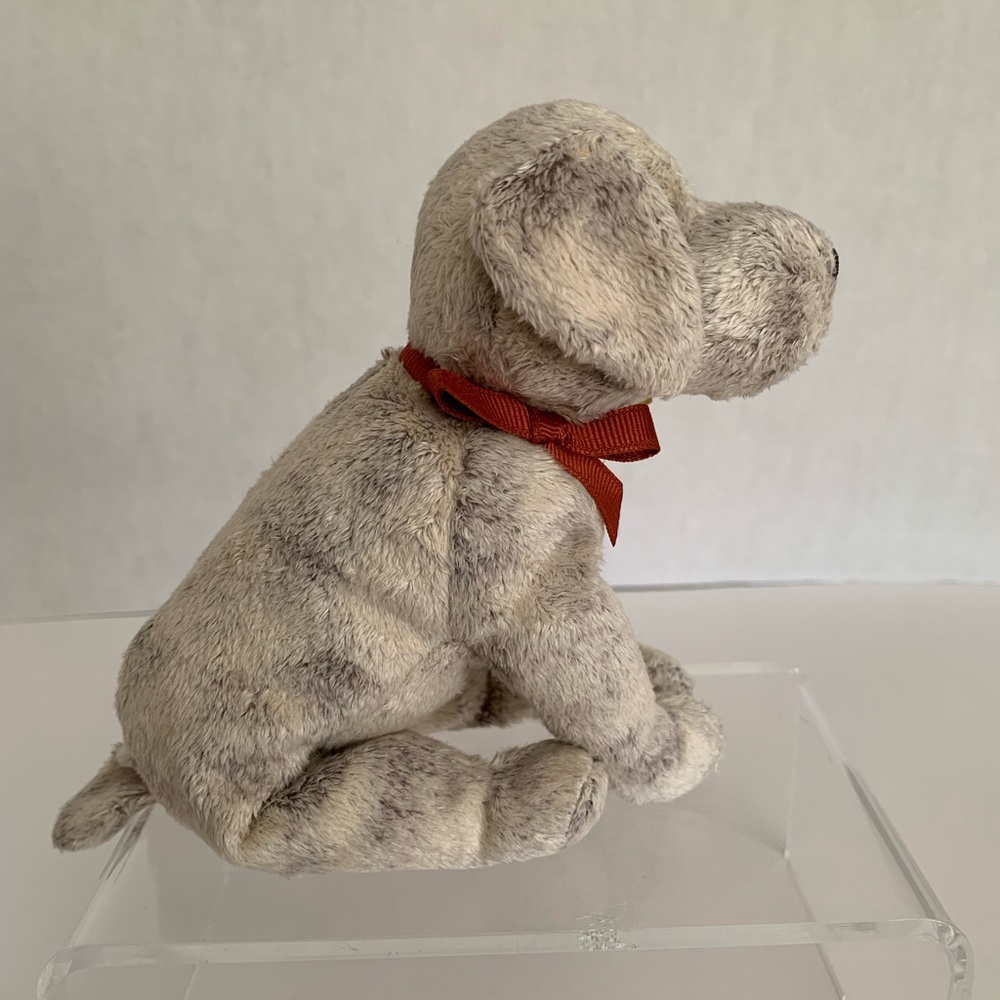 Vintage NWT Beanie Baby Ty Tricks Dog 2000 Retired Cream Gray Friend Puppy - Picture 6 of 16